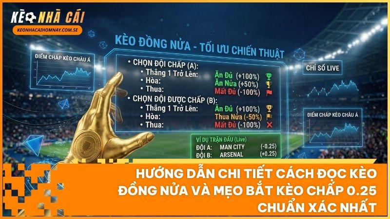 Bắt kèo đồng nửa đòi hỏi sự phân tích kỹ lưỡng về phong độ sân khách của đội cửa trên
