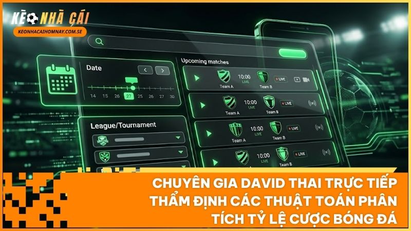 David Thai xây dựng các mô hình số học giúp cược thủ nhận diện chính xác biến động dòng tiền nhà cái