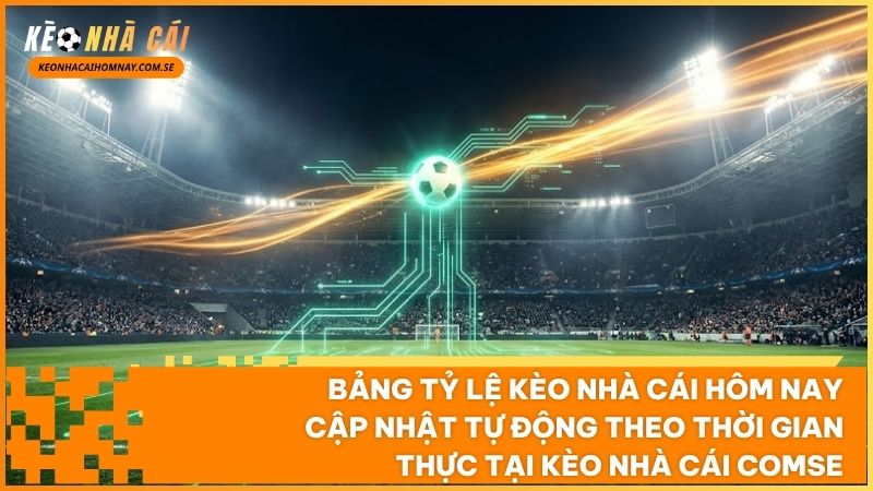 Bảng tỷ lệ kèo nhà cái hôm nay hiển thị đầy đủ kèo Châu Á, Châu Âu, Tài Xỉu cập nhật theo thời gian thực