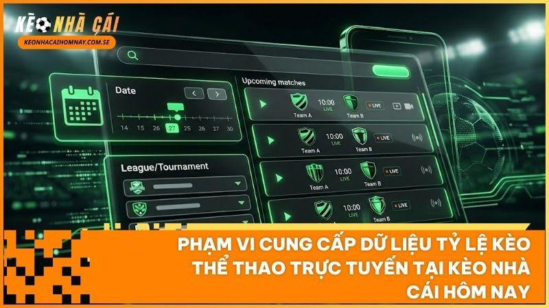 Dữ liệu tỷ lệ kèo được tổng hợp tự động nhằm mục đích hỗ trợ cược thủ phân tích và nhận định trận đấu